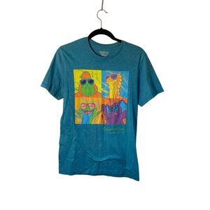 Rainforest Café women’s wicked surf’s up green short sleeve T-shirt S/S